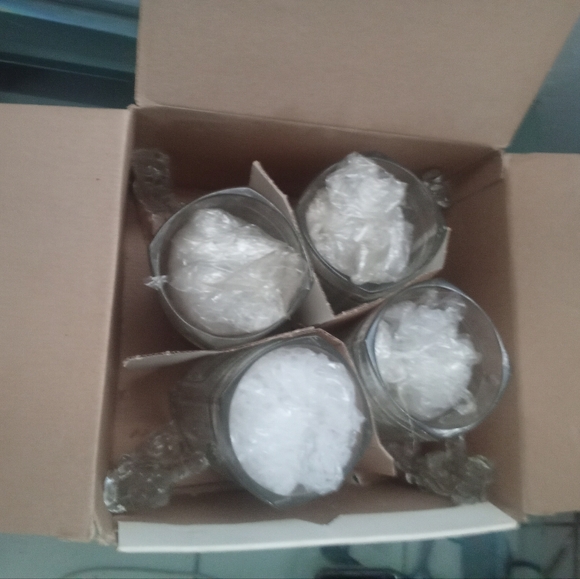 VINTAGE Set of 4 Christmas Crystal Coca-Cola Mugs (1997 Ed) Original Box - Picture 7 of 7